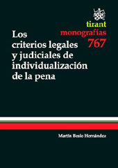 E-book, Los criterios legales y judiciales de individualización de la pena, Besio Hernández, Martín, Tirant lo Blanch