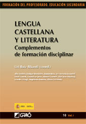 eBook, Lengua castellana y literatura : complementos de formación disciplinar, Ministerio de Educación, Cultura y Deporte