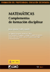 E-book, Matemáticas : complementos de formación disciplinar, Ministerio de Educación, Cultura y Deporte