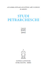 Article, La Vita di Petrarca di Luigi Peruzzi (ms. Laurenziano Acquisti e Doni 401), Antenore