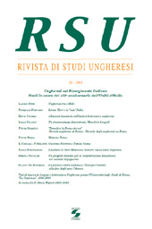 Fascicule, Rivista di studi ungheresi : X, 2011, CSA - Casa Editrice Università La Sapienza