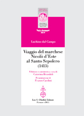 E-book, Viaggio del marchese Nicolò d'Este al Santo Sepolcro (1413), L.S. Olschki