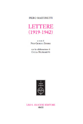 E-book, Lettere (1919-1942), Martinetti, Piero, 1872-1943, L.S. Olschki