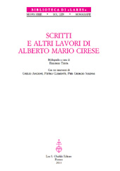 eBook, Scritti e altri lavori di Alberto Mario Cirese, L.S. Olschki