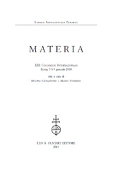E-book, Materia : XIII Colloquio internazionale : Roma, 7-8-9 gennaio 2010, L.S. Olschki