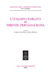 E-book, L'italiano parlato di Firenze, Perugia e Roma, L.S. Olschki