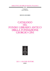 E-book, Catalogo del fondo librario antico della Fondazione Giorgio Cini, L.S. Olschki