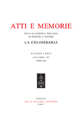 Chapitre, Un affare minore fiorentino del 1827 : Girolamo de' Bardi, Guglielmo Libri e la Biblioteca dei Georgofili, L.S. Olschki