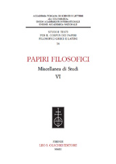 E-book, Papiri filosofici : miscellanea di studi : VI., L.S. Olschki