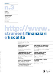Fascicule, Strumenti finanziari e fiscalità : 3, 2, 2011, Egea