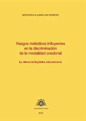 Chapter, El contorno entonativo : variaciones melódicas en el pretonema, Universidad de Oviedo