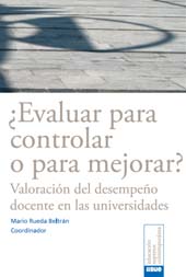Chapter, La evaluación del desempeño docente en las universidades públicas de la región Centro-occidente, Bonilla Artigas Editores