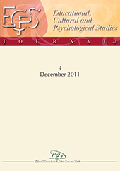 Fascículo, ECPS : journal of educational, cultural and psychological studies : 4, 2, 2011, LED