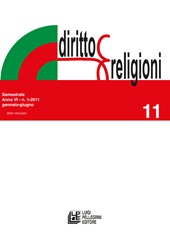 Heft, Diritto e religioni : 11, 1, 2011, Pellegrini