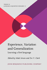 E-book, Experience, Variation and Generalization, John Benjamins Publishing Company