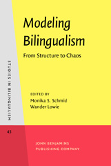 E-book, Modeling Bilingualism, John Benjamins Publishing Company