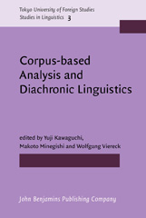 E-book, Corpus-based Analysis and Diachronic Linguistics, John Benjamins Publishing Company