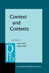 E-book, Context and Contexts, John Benjamins Publishing Company