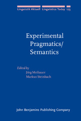 eBook, Experimental Pragmatics Semantics, John Benjamins Publishing Company