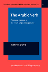 E-book, The Arabic Verb, Danks, Warwick, John Benjamins Publishing Company