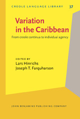 E-book, Variation in the Caribbean, John Benjamins Publishing Company