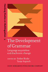 E-book, The Development of Grammar, John Benjamins Publishing Company