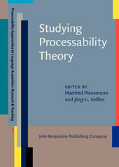 E-book, Studying Processability Theory, John Benjamins Publishing Company