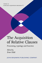 E-book, The Acquisition of Relative Clauses, John Benjamins Publishing Company