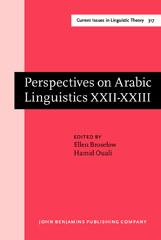 eBook, Perspectives on Arabic Linguistics, John Benjamins Publishing Company