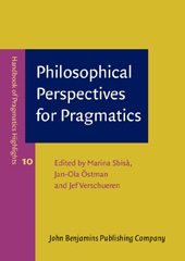 eBook, Philosophical Perspectives for Pragmatics, John Benjamins Publishing Company