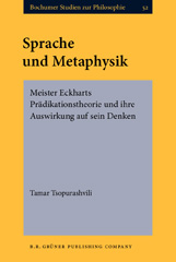 E-book, Sprache und Metaphysik, Tsopurashvili, Tamar, John Benjamins Publishing Company