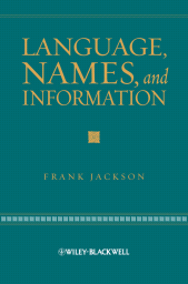 eBook, Language, Names, and Information, Blackwell