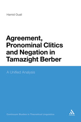 E-book, Agreement, Pronominal Clitics and Negation in Tamazight Berber, Bloomsbury Publishing