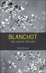 E-book, Blanchot and Literary Criticism, Bloomsbury Publishing