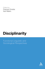 E-book, Disciplinarity : Functional Linguistic and Sociological Perspectives, Bloomsbury Publishing