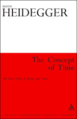 E-book, The Concept of Time, Heidegger, Martin, Bloomsbury Publishing