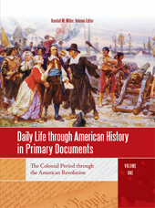E-book, Daily Life through American History in Primary Documents, Bloomsbury Publishing