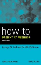 E-book, How to Present at Meetings, BMJ Books