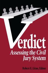 E-book, Verdict : Assessing the Civil Jury System, Brookings Institution Press