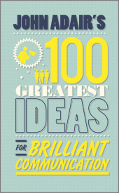 E-book, John Adair's 100 Greatest Ideas for Brilliant Communication, Capstone