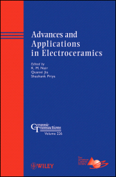 E-book, Advances and Applications in Electroceramics, American Ceramic Society