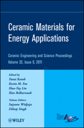 E-book, Ceramic Materials for Energy Applications, Volume 32, Issue 9, American Ceramic Society