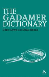 E-book, The Gadamer Dictionary, Continuum