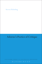 E-book, Adorno's Poetics of Critique, Continuum