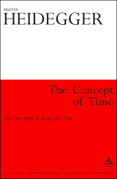 E-book, The Concept of Time : The First Draft of Being and Time, Continuum