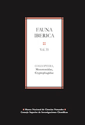 E-book, Fauna ibérica : vol. 35 : Coleoptera monotomidae : cryptophagidae, Otero González, José Carlos, CSIC, Consejo Superior de Investigaciones Científicas