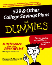 E-book, 529 and Other College Savings Plans For Dummies, For Dummies