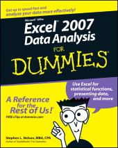 E-book, Excel 2007 Data Analysis For Dummies, For Dummies
