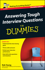 eBook, Answering Tough Interview Questions for Dummies, Yeung, Rob., For Dummies