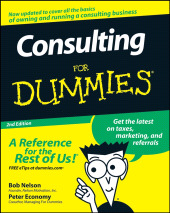 E-book, Consulting For Dummies, Nelson, Bob., For Dummies